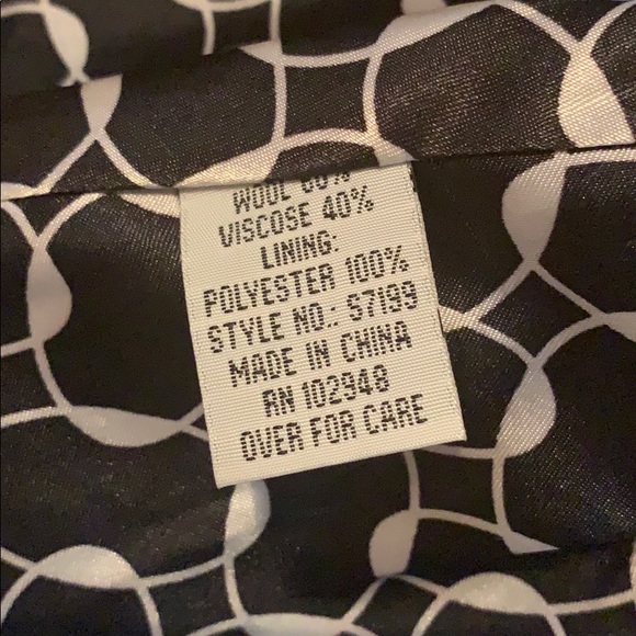 Tulle Black Pea Coat - Picture 6 of 9